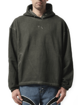 Thug Club Color Emblem Hoodie in Khaki