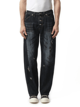 Thug Club Burn Down Denim Pants in Blue