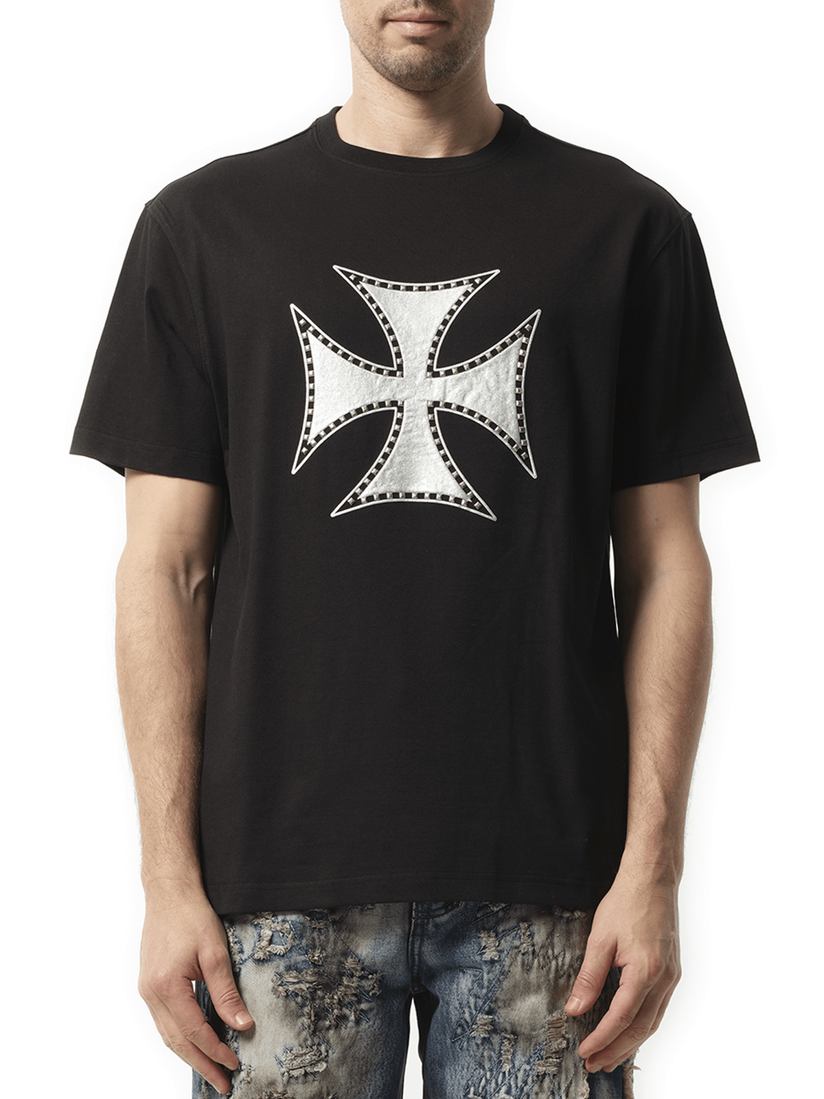Thug Club Chopper Icon T-Shirt in Black