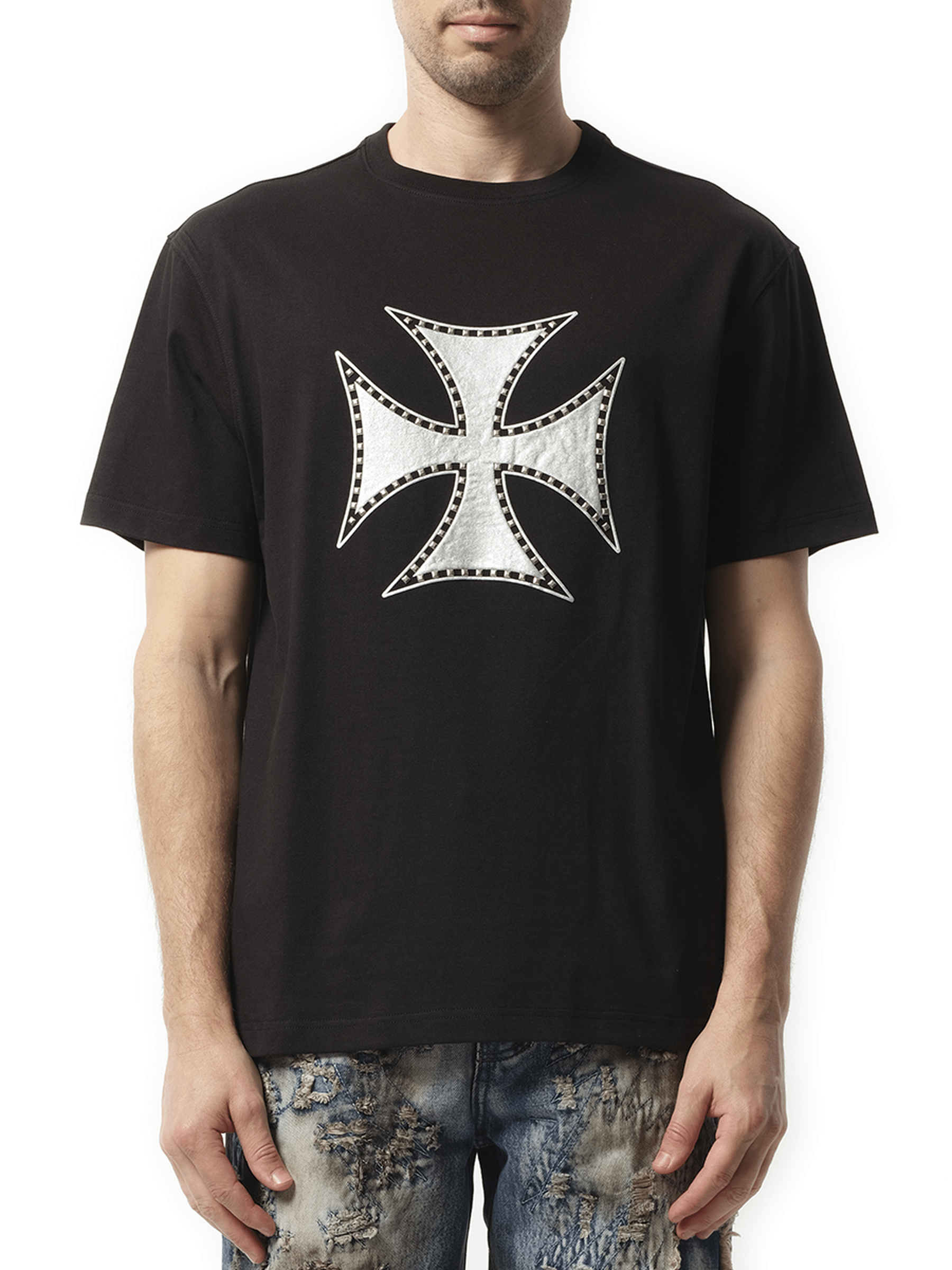 Thug Club Chopper Icon T-Shirt in Black