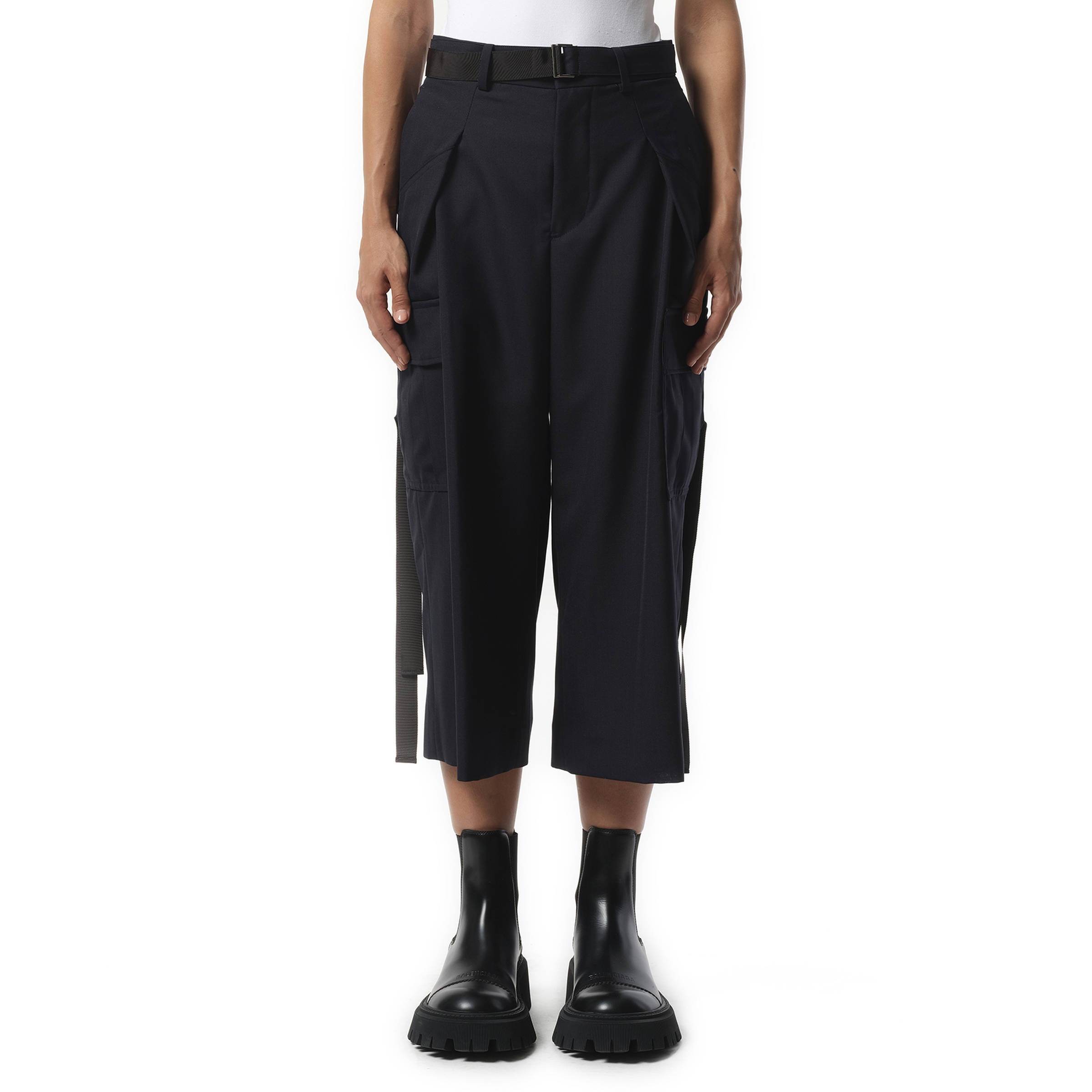 Suiting Cargo Pants in Navy