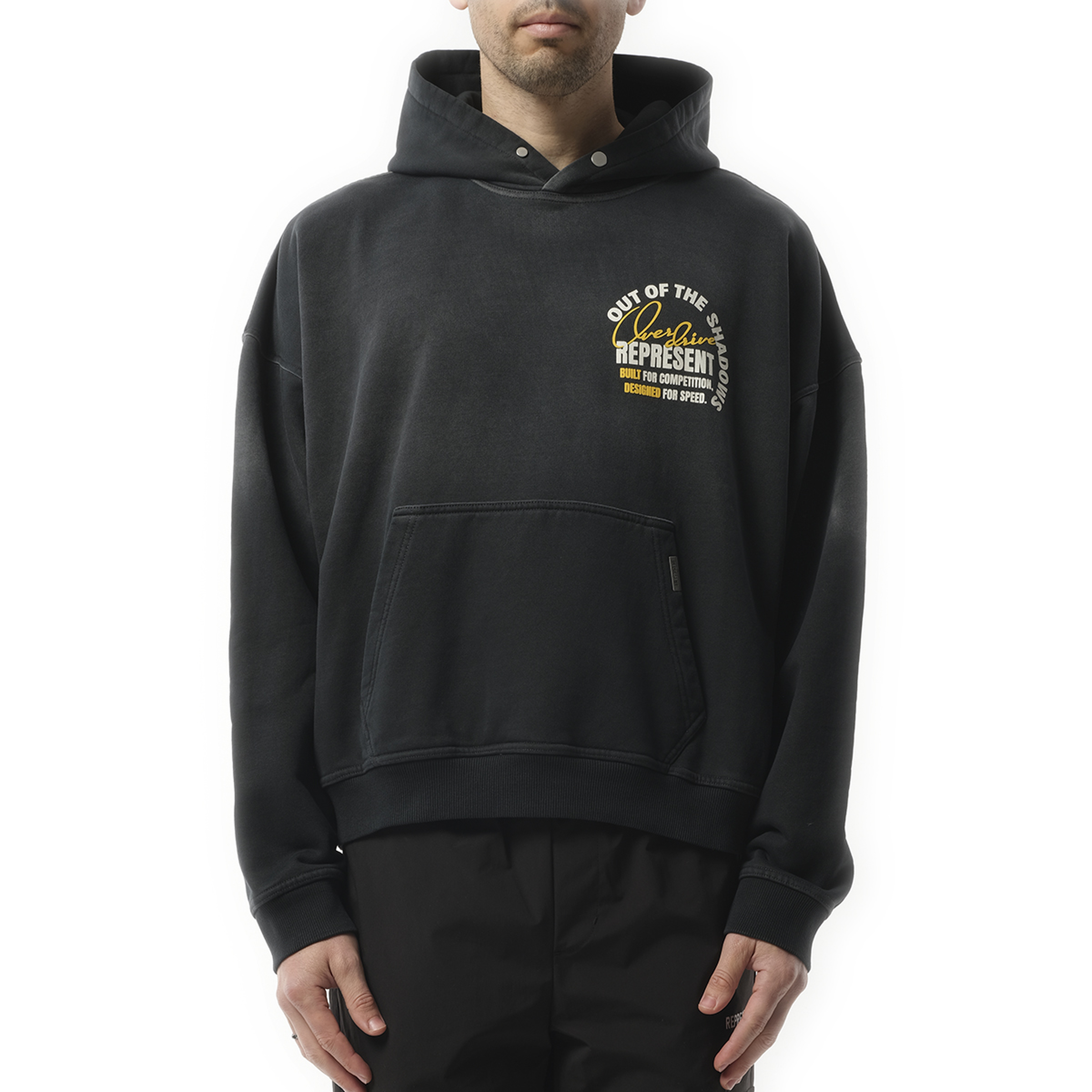 Out Of The Shadows Hoodie in Stained Black