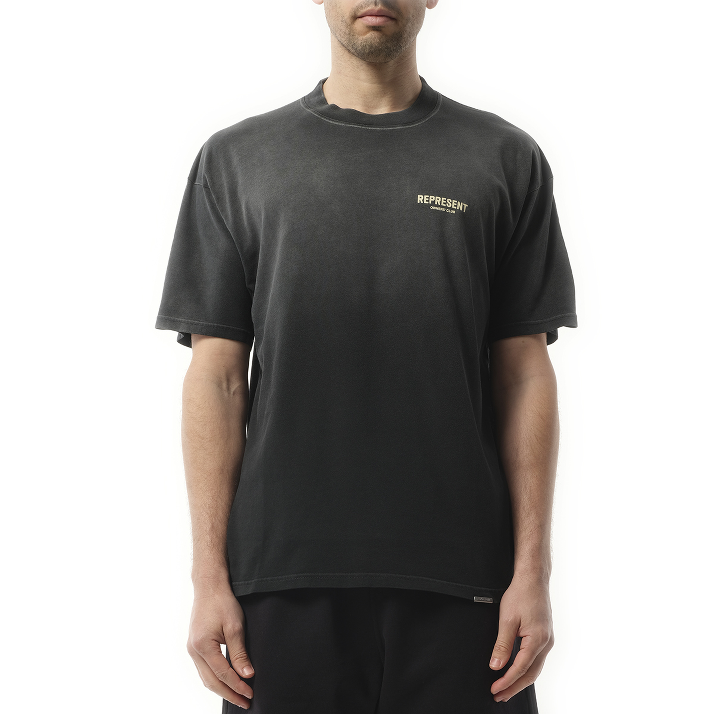Represent Owners Club T-Shirt in Aged Black
