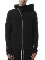 Rick Owens Drkshdw Champion x Drkshdw Mountain Hoodie in Black