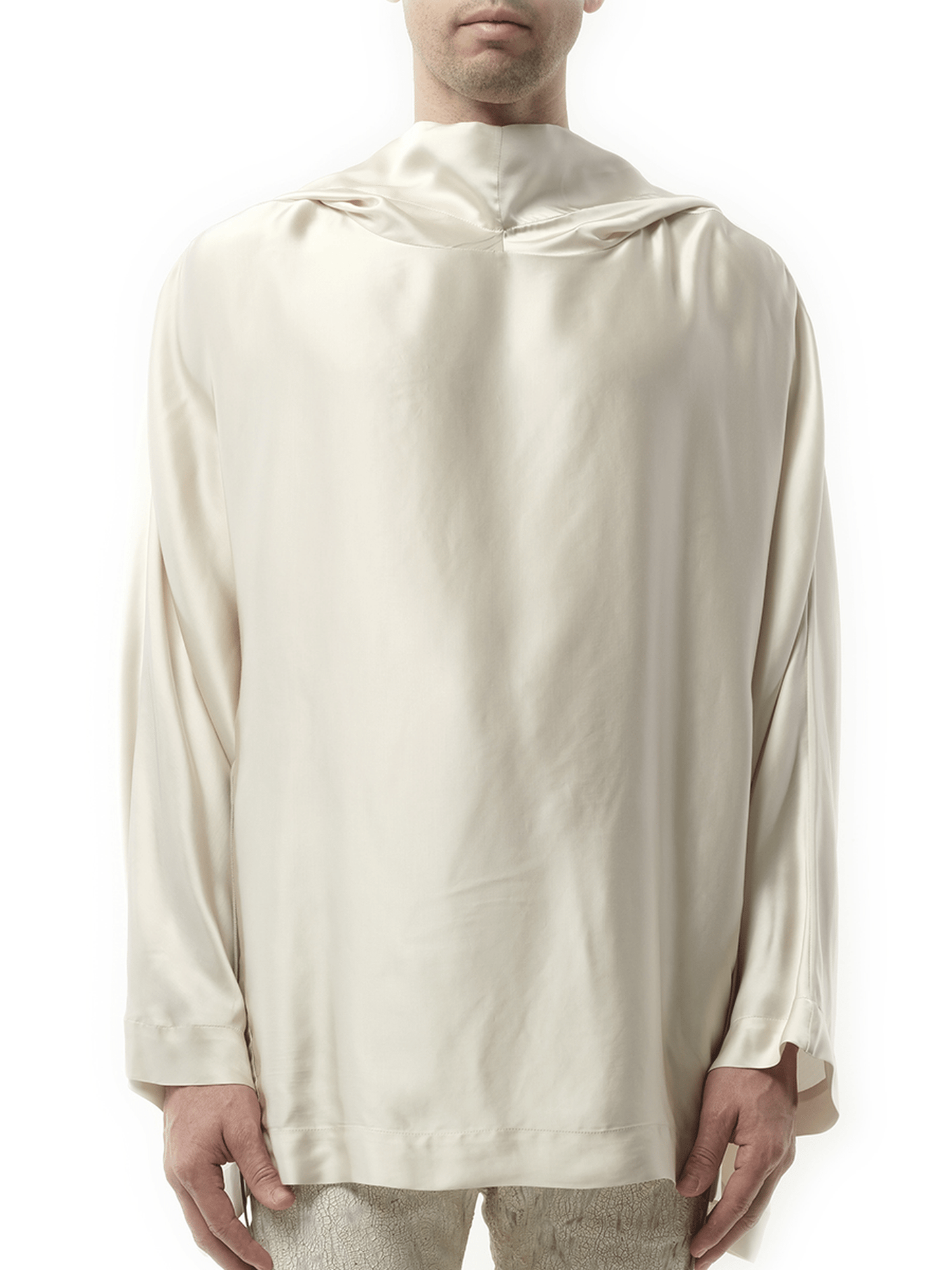 Rick Owens Hooded Tunic in Dinge