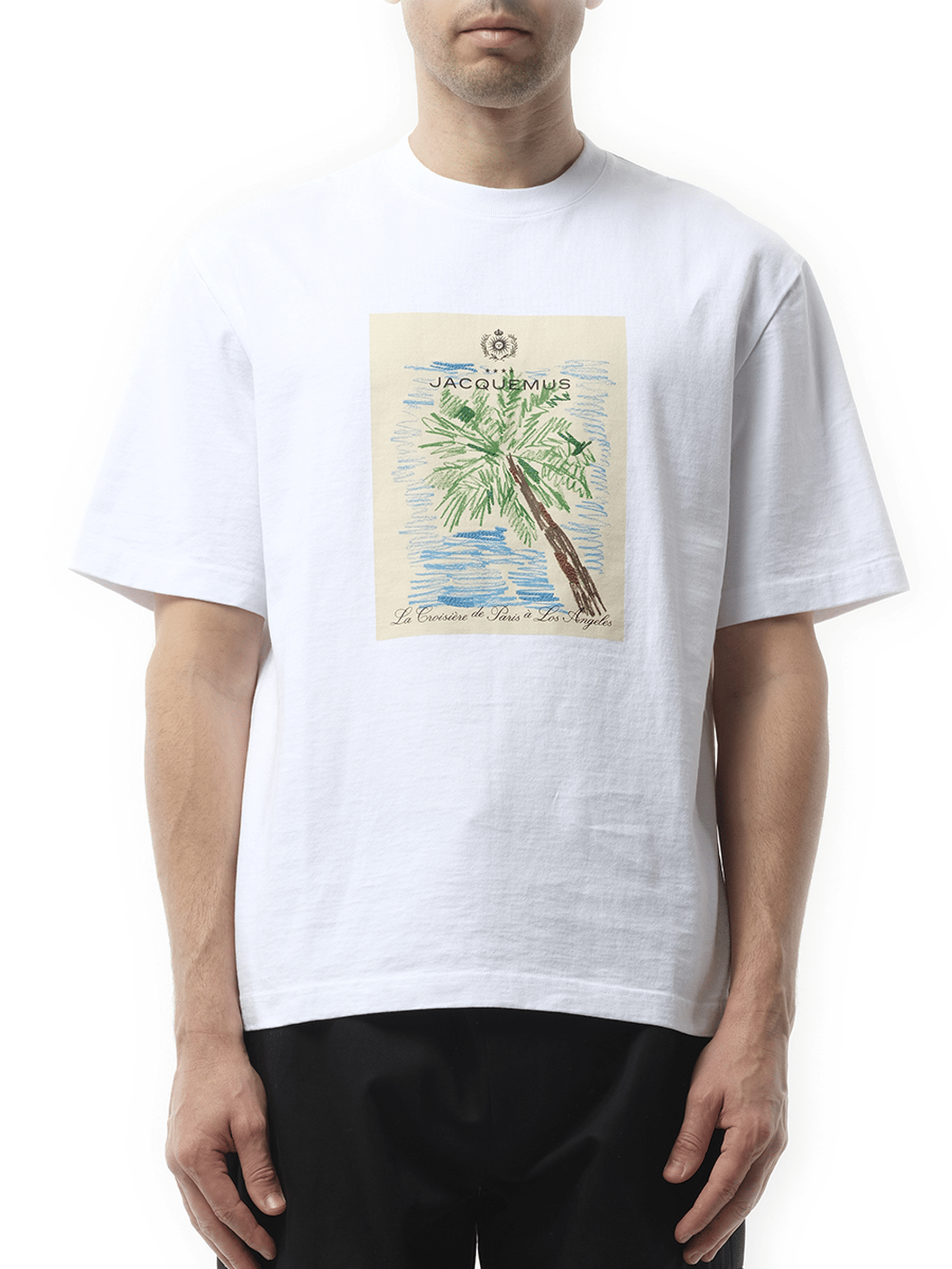 Jacquemus Le T-Shirt Arty Hotel in White