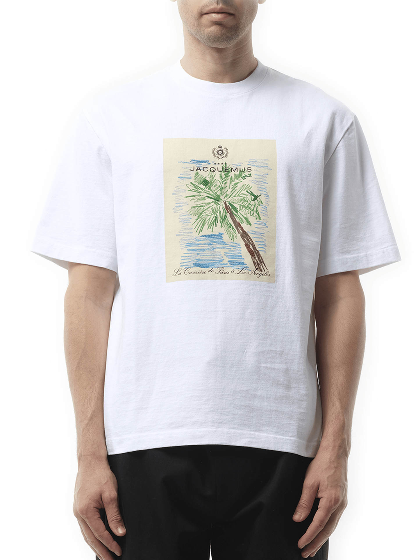Jacquemus Le T-Shirt Arty Hotel in White
