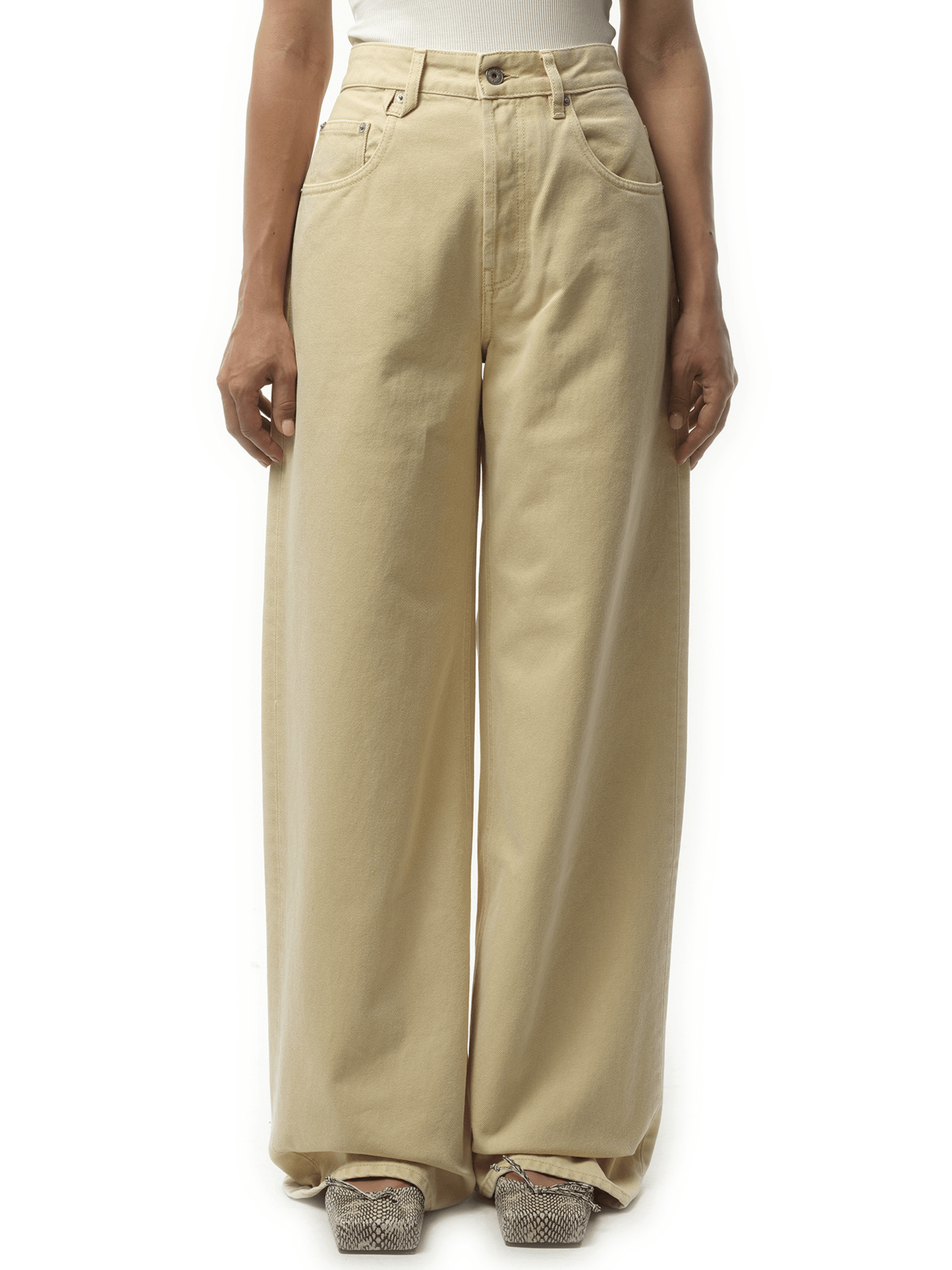 Jacquemus Le Denimes Large in Light Beige