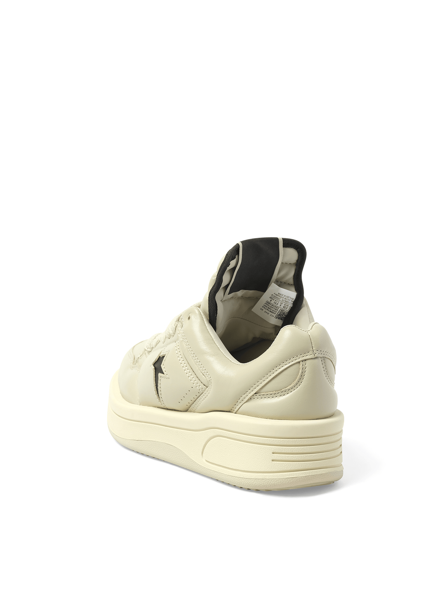 Rick Owens Drkshdw Converse X Drkshdw Turbowpn Ox in Oyster/Black