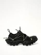 Hike Sneaker in Black Side View | BALENCIAGA