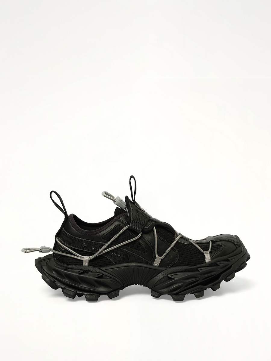 Hike Sneaker in Black Side View | BALENCIAGA