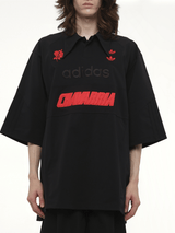 Willy Chavarria Adidas X Chavarria Polo in Black
