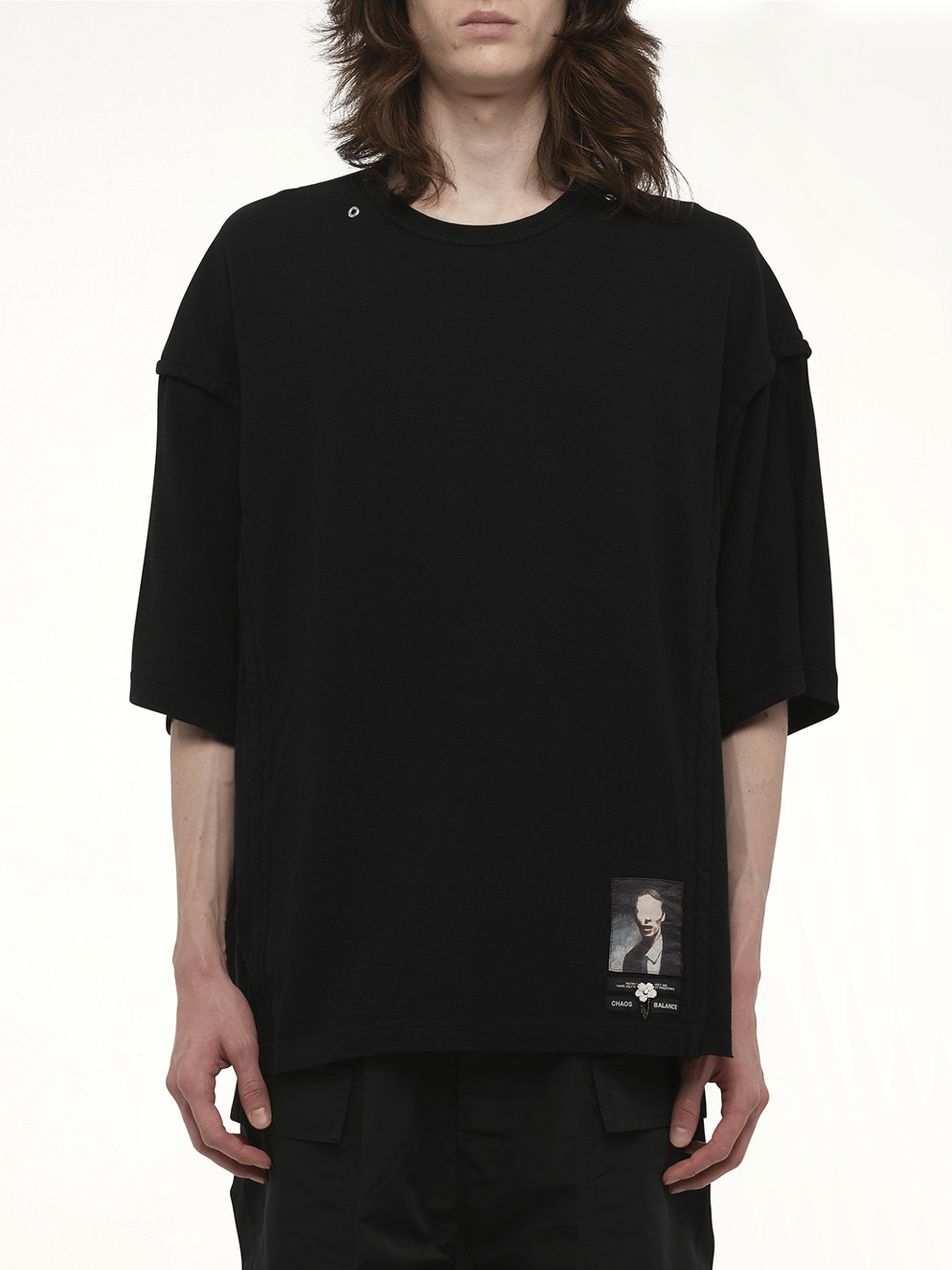 Undercover Chaos Balance T-Shirt in Black
