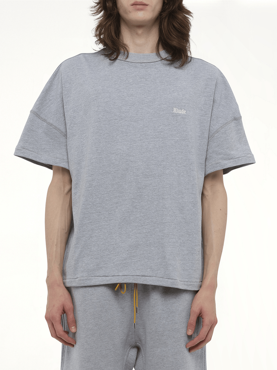 Rhude Classique Reverse T-Shirt in Heather Gray