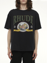 Rhude Monaco Regatta T-Shirt in Vintage Black