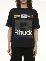 Rhude Petrol Patch T-Shirt in Vintage Black