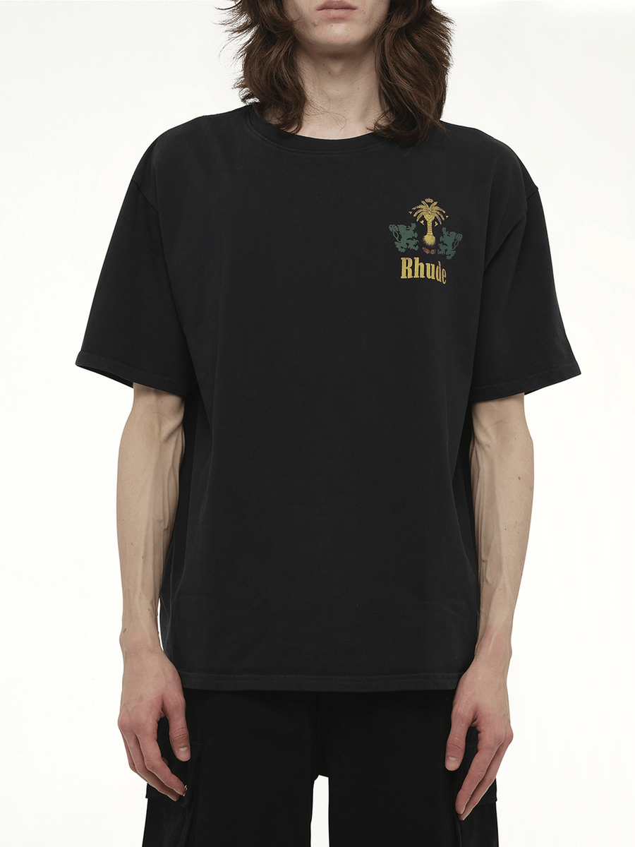 Rhude Rhude Tabaco T-Shirt in Vintage Black