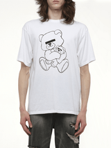 Undercover Teddy Bear Printed T-Shirt in White