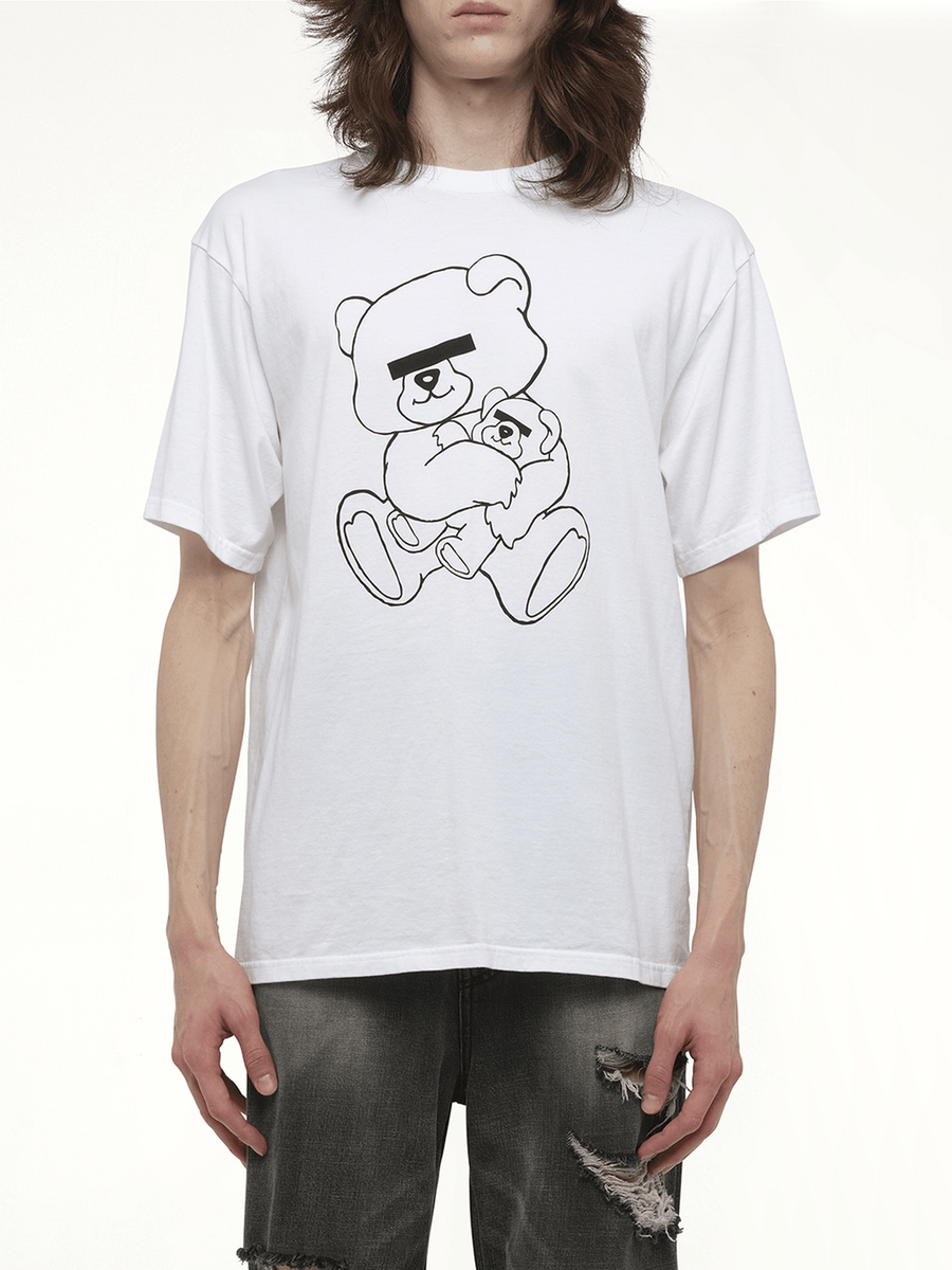 Undercover Teddy Bear Printed T-Shirt in White