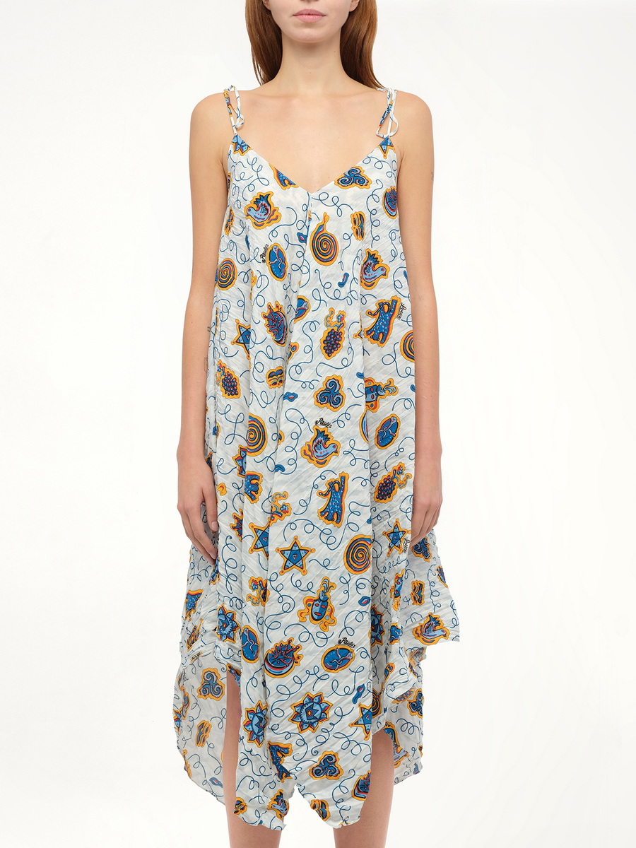 Loewe x Paula Prt Strappy Dress in White