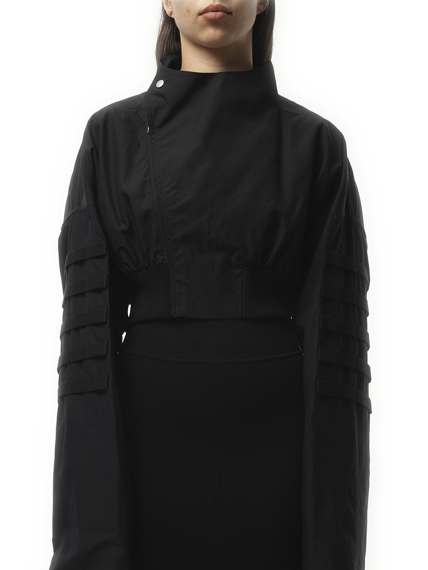 Rick Owens Anthem Flight Jacket in Black