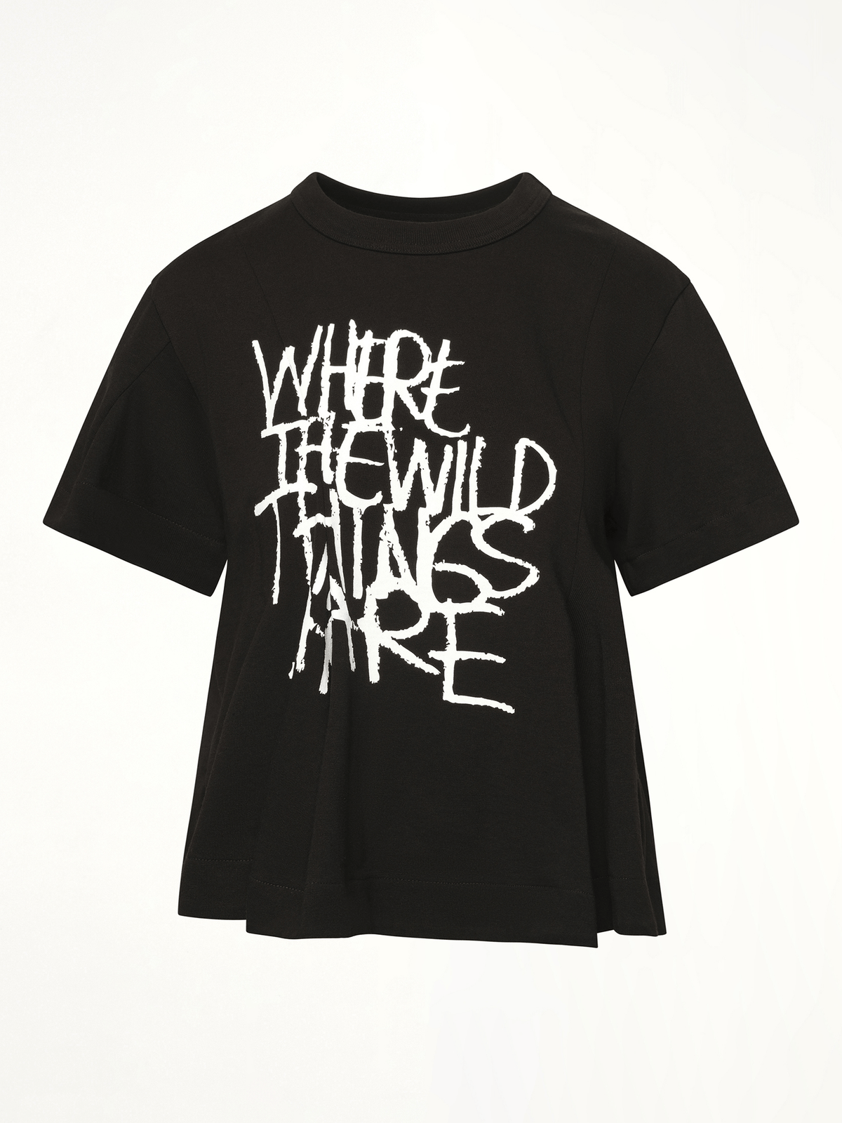 블랙 WHERE THE WILD THINGS ARE 코튼 저지 티셔츠