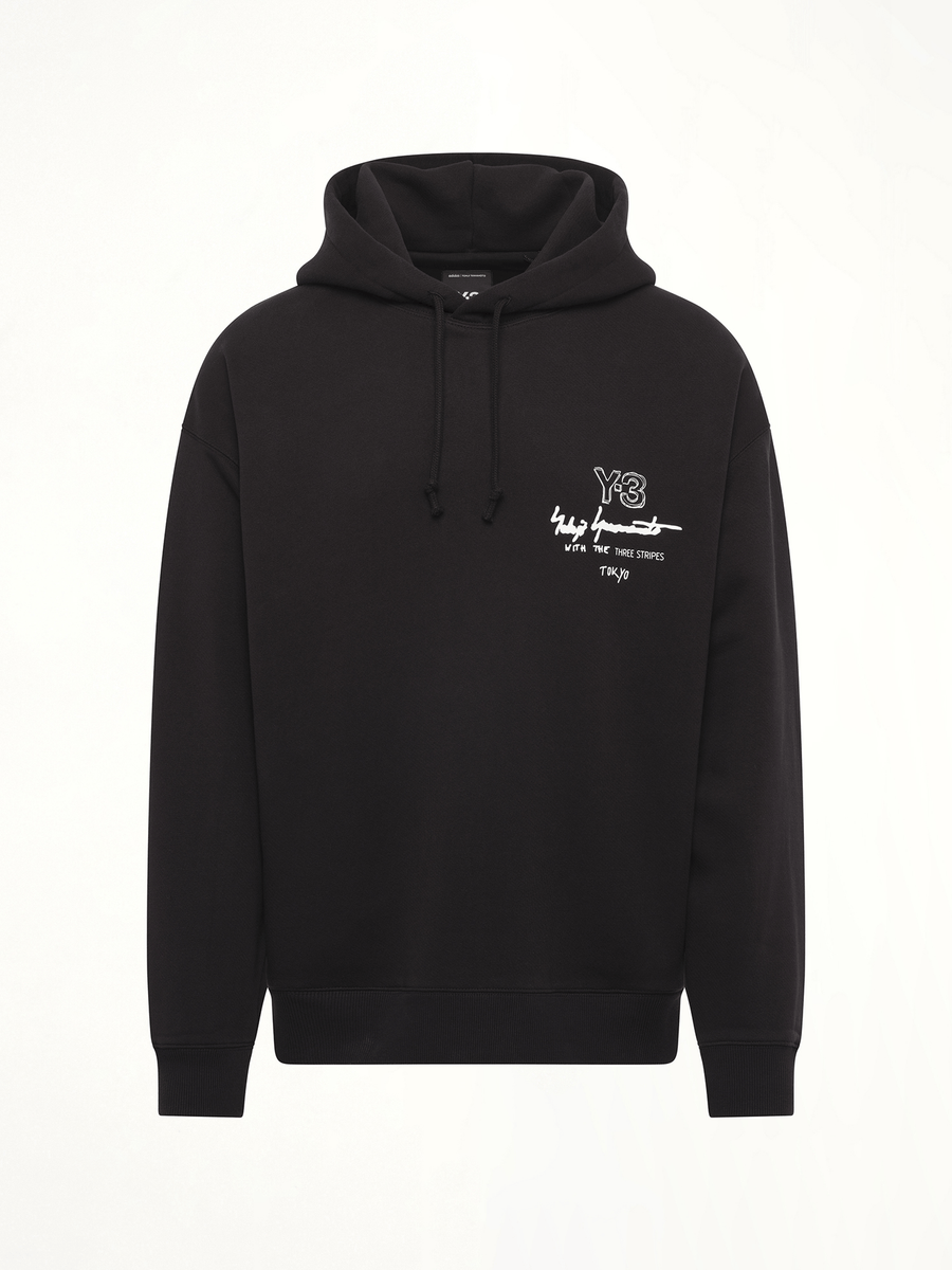 Graphic Ft Hoodie in Black