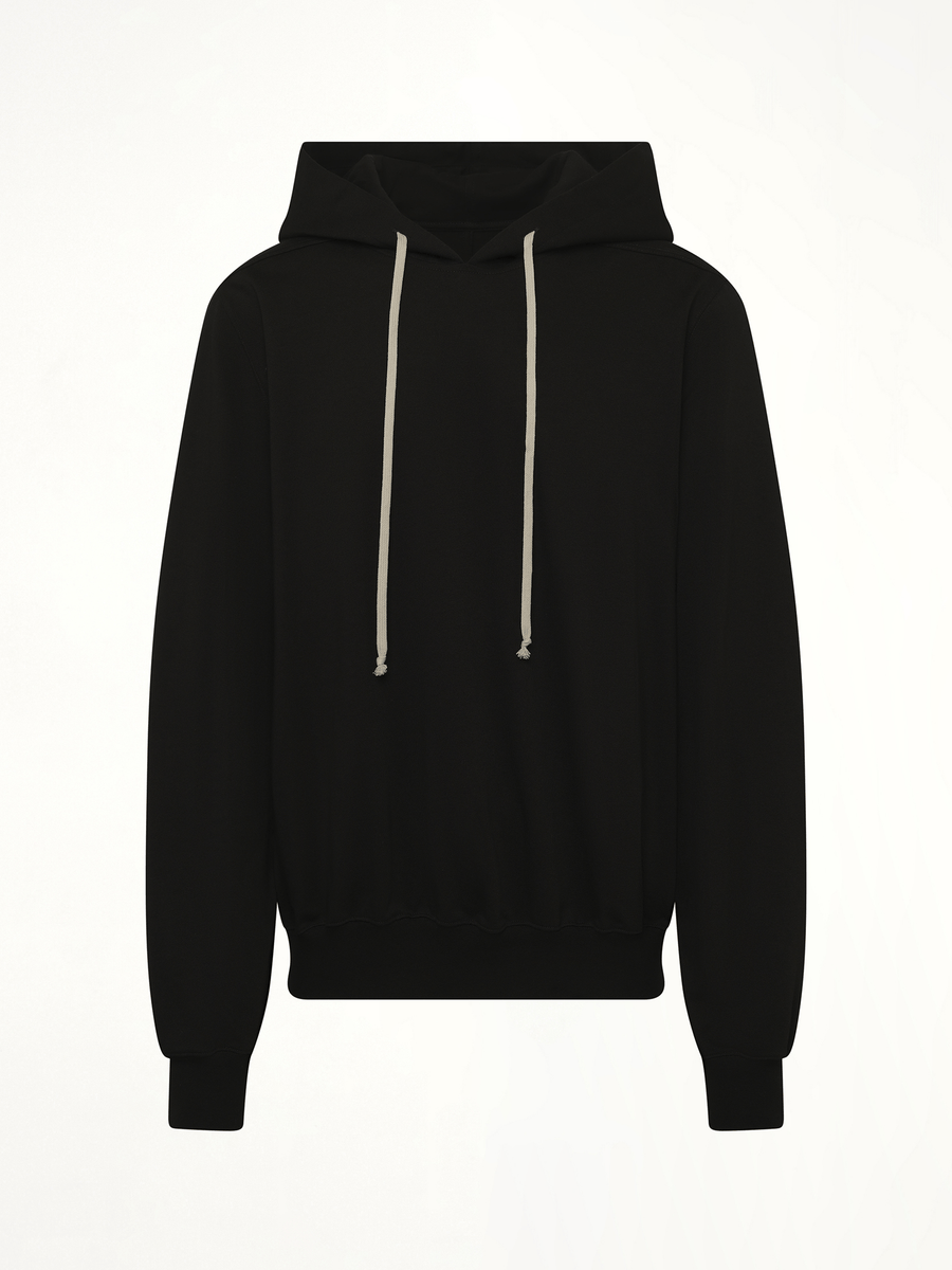 Drawstring Hoodie in Black