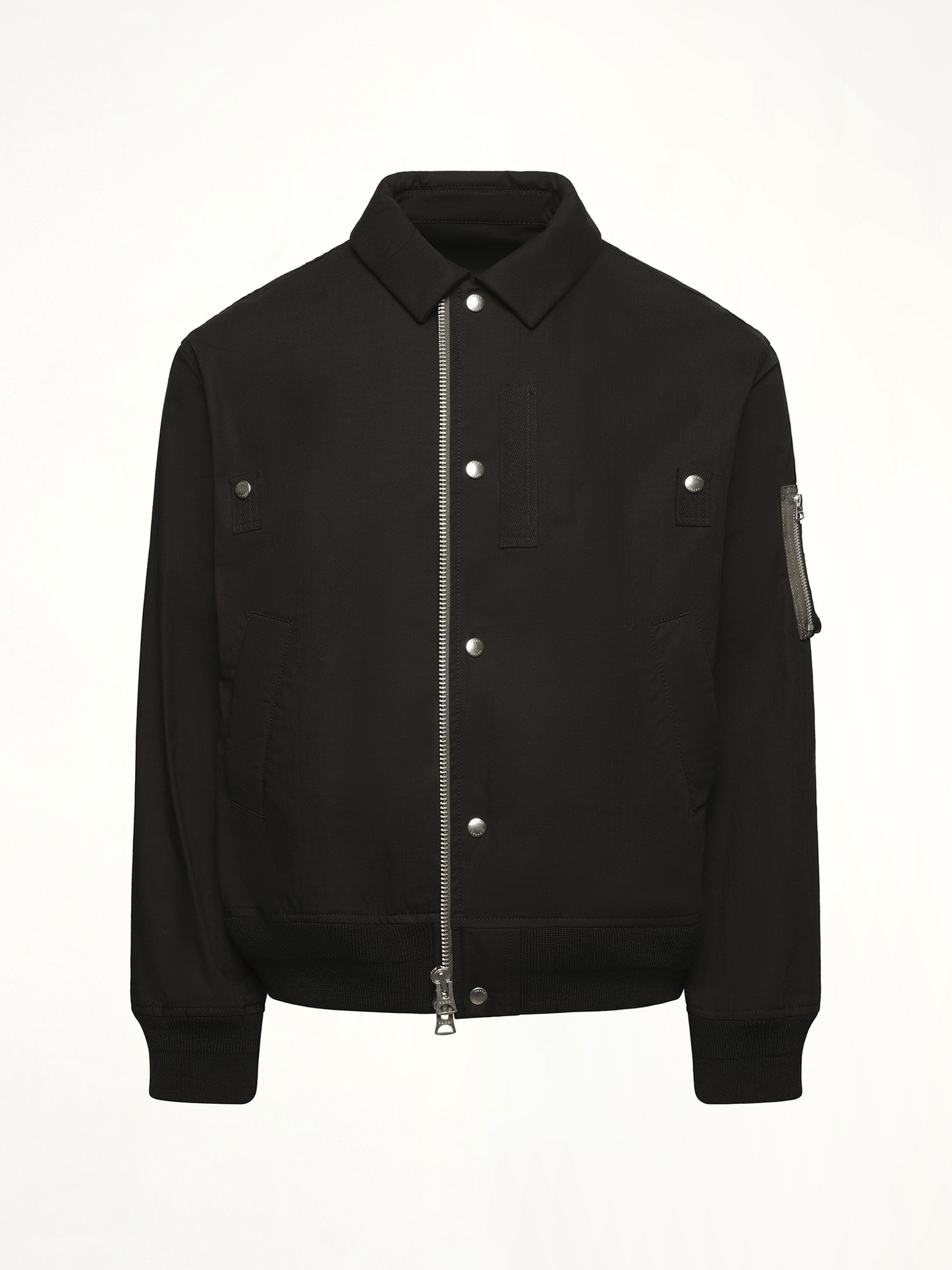 Rip Stop Blouson in Black