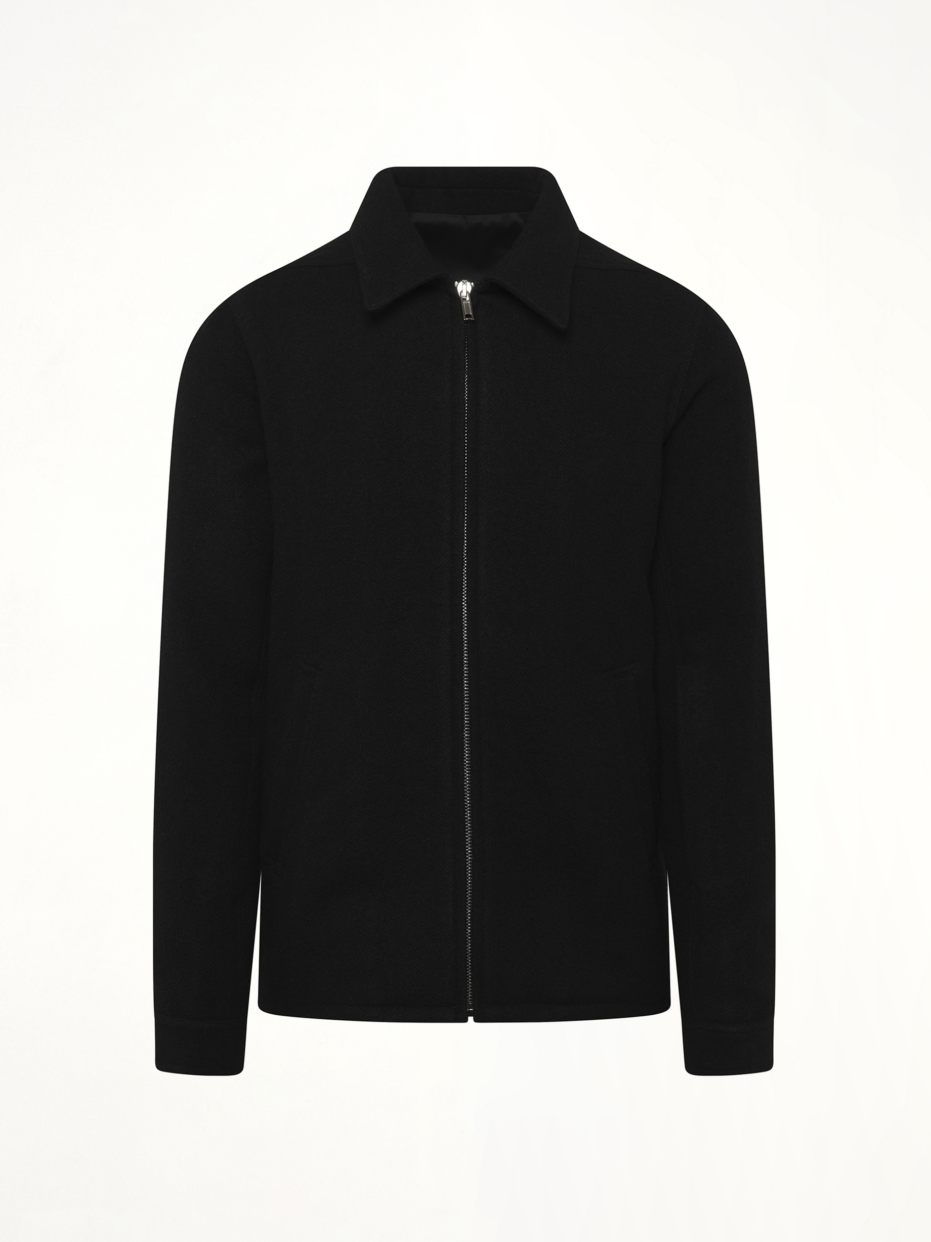 Wool Brad Jacket in Black