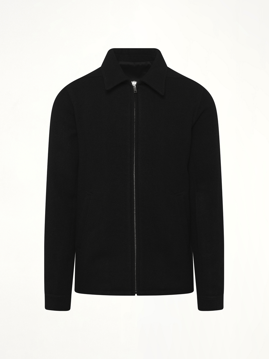 Wool Brad Jacket in Black