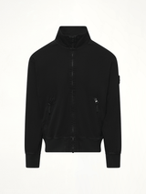 610005 Giubbotto Zip Up Cardigan in Black