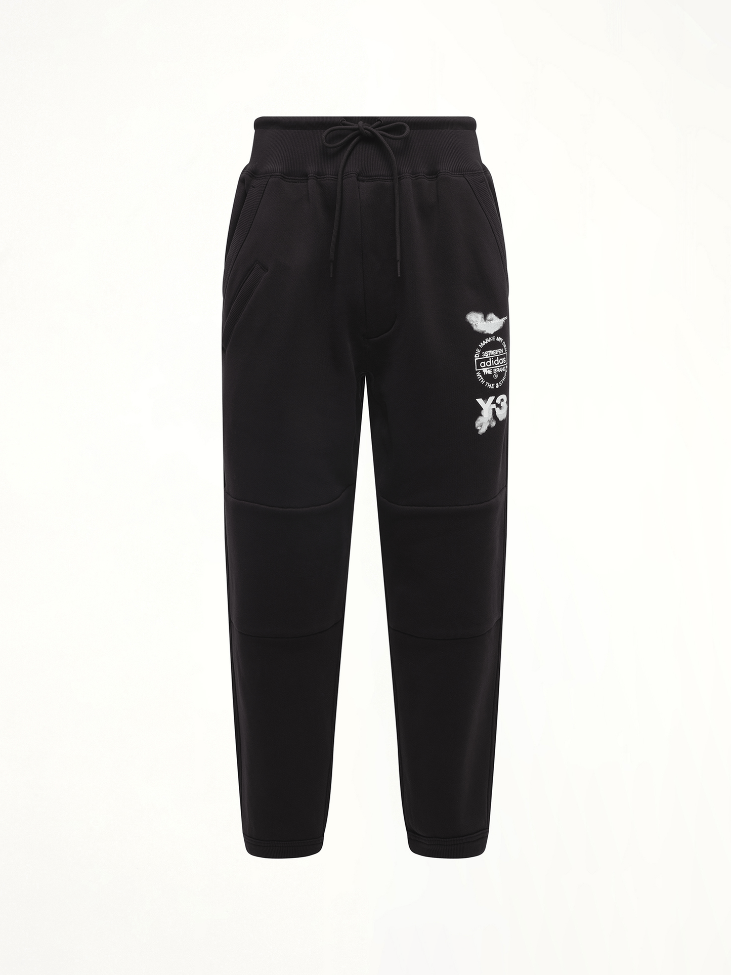 Cuffed Track Pant in Black