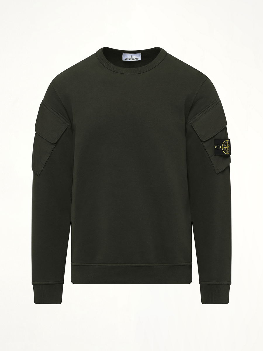 610000 Cotton Fleece Sweatshirt in Juniper
