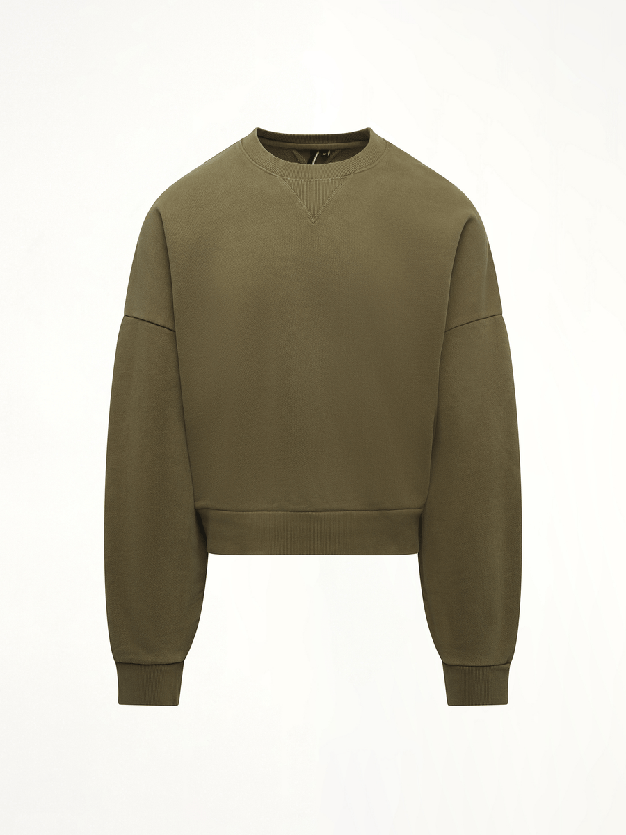 Box Sweatshirt in Military