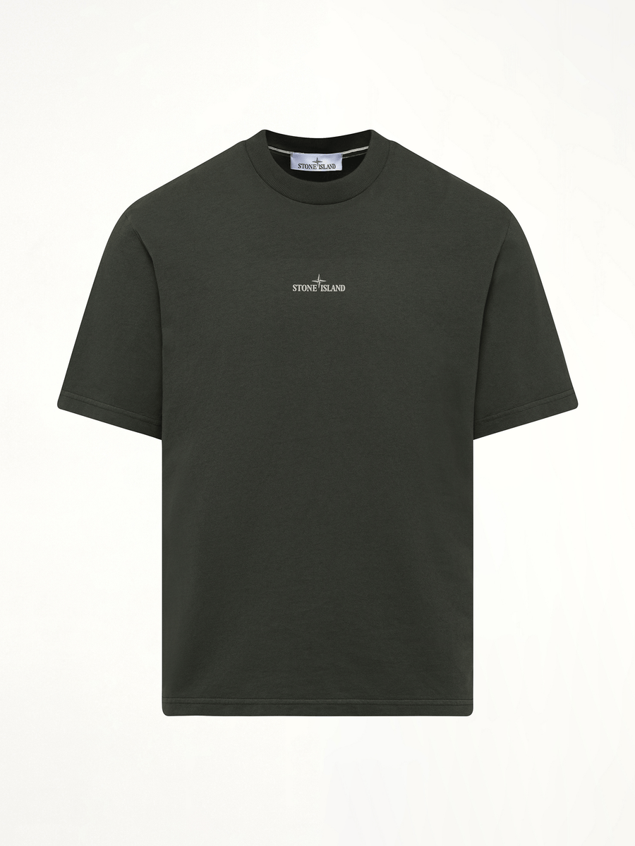 210003 Industrial Print S/S T-Shirt in Juniper