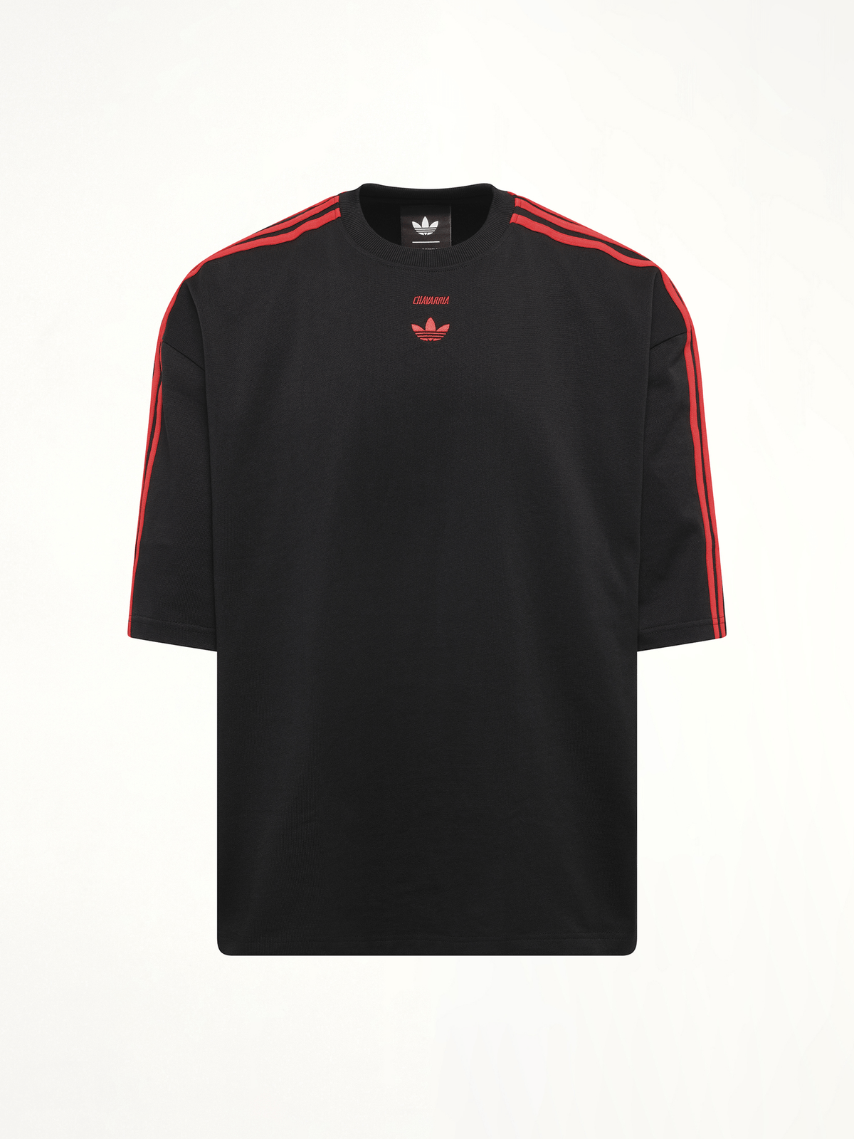 T-Shirt Merch adidas 黒/赤 Tシャツ Chavarria Willy adidas x SVD | Black | CHAVARRIA WILLY トップス