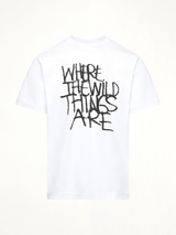 WHERE THE WILD THINGS ARE Logo T-Shirt in White