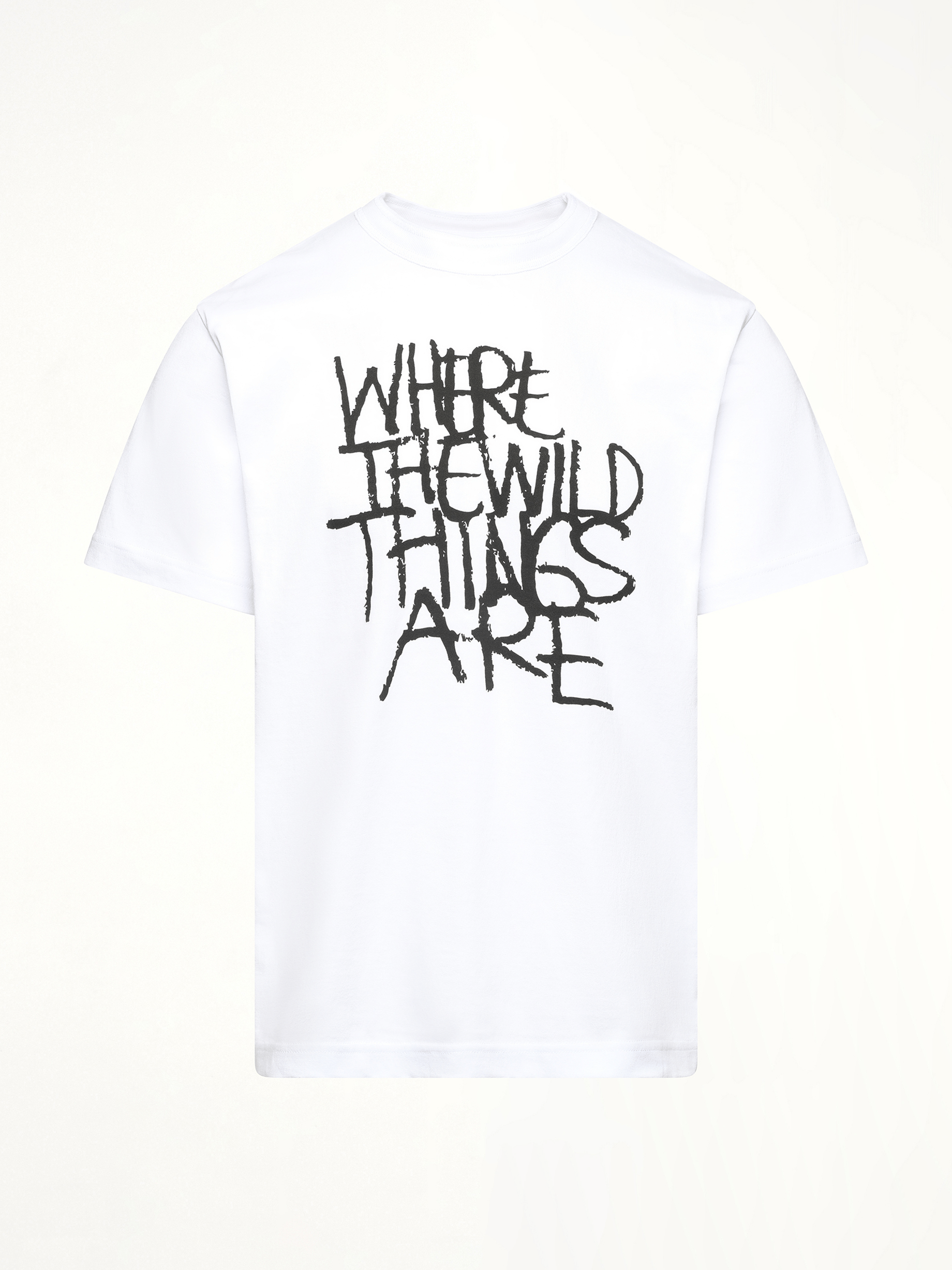 WHERE THE WILD THINGS ARE Logo T-Shirt in White