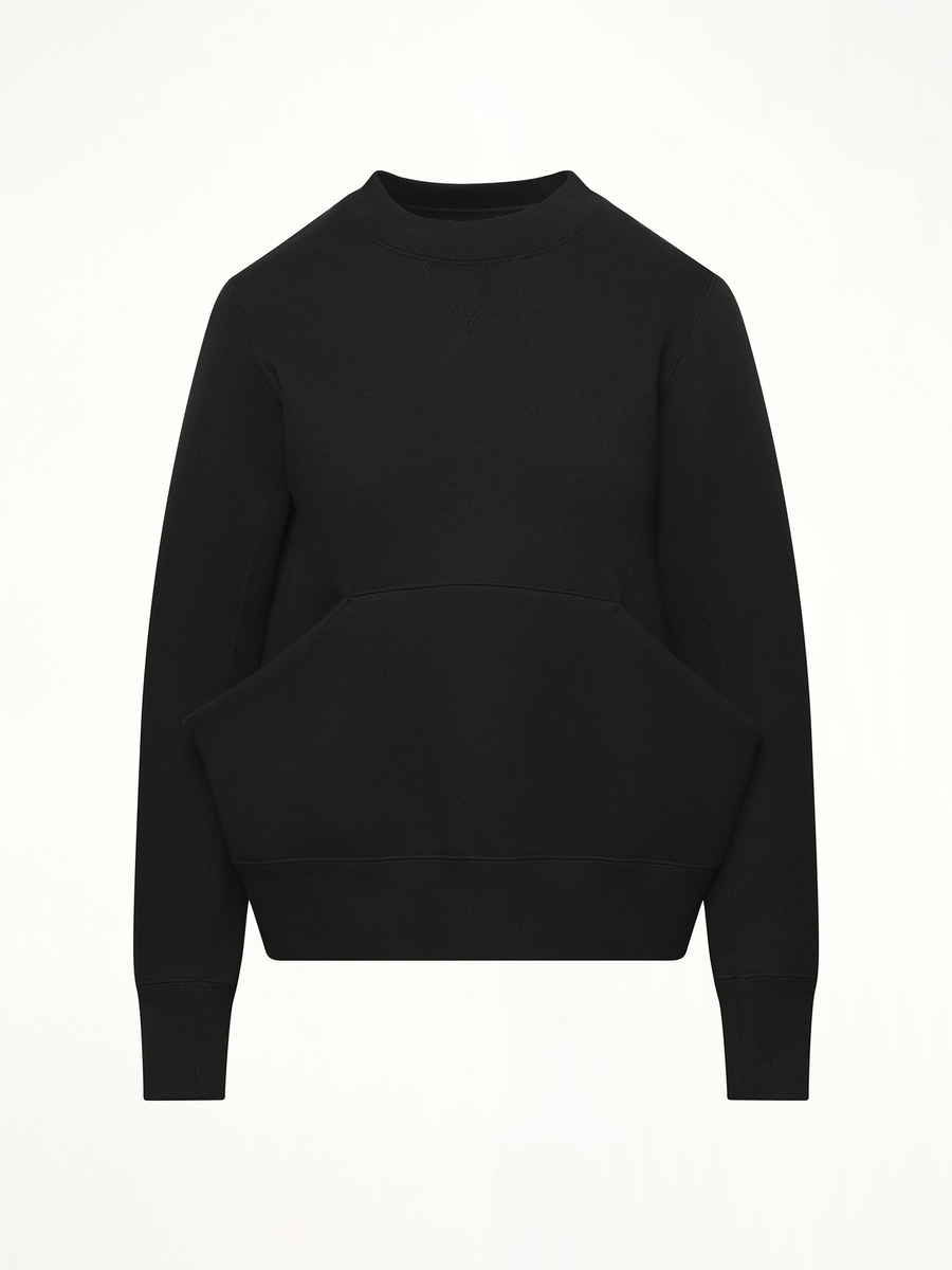 Sponge Sweat Pullover in Black