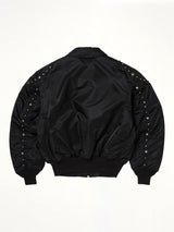 TC x Alpha Industries 봄버 재킷 (리벳 버전) 블랙