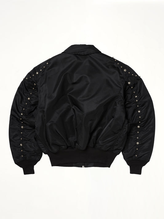 TC x Alpha Industries Bomber Jacket (Rivet Ver) in Black
