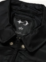 TC x Alpha Industries 봄버 재킷 (리벳 버전) 블랙