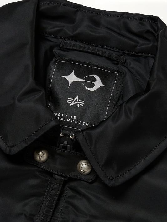TC x Alpha Industries Bomber Jacket (Rivet Ver) in Black