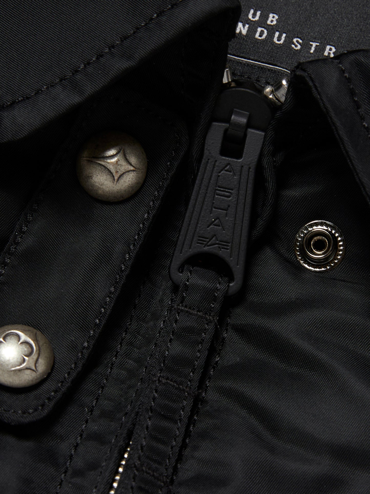TC x Alpha Industries Bomber Jacket (Rivet Ver) in Black