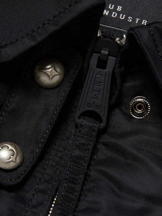 TC x Alpha Industries Bomber Jacket (Rivet Ver) in Black