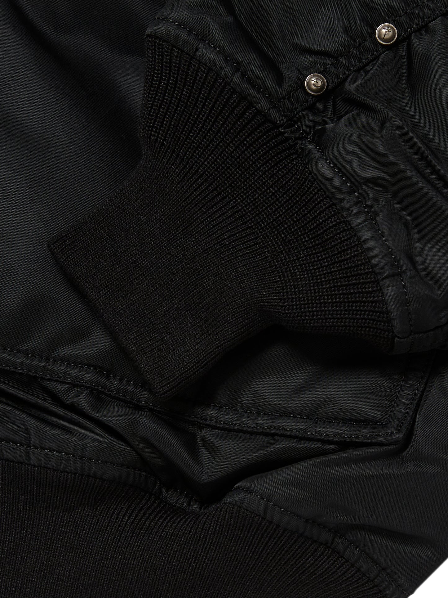 TC x Alpha Industries Bomber Jacket (Rivet Ver) in Black