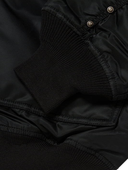 TC x Alpha Industries Bomber Jacket (Rivet Ver) in Black