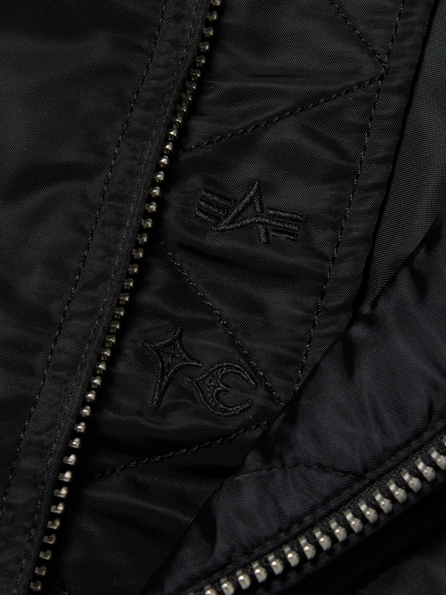 TC x Alpha Industries Bomber Jacket (Rivet Ver) in Black