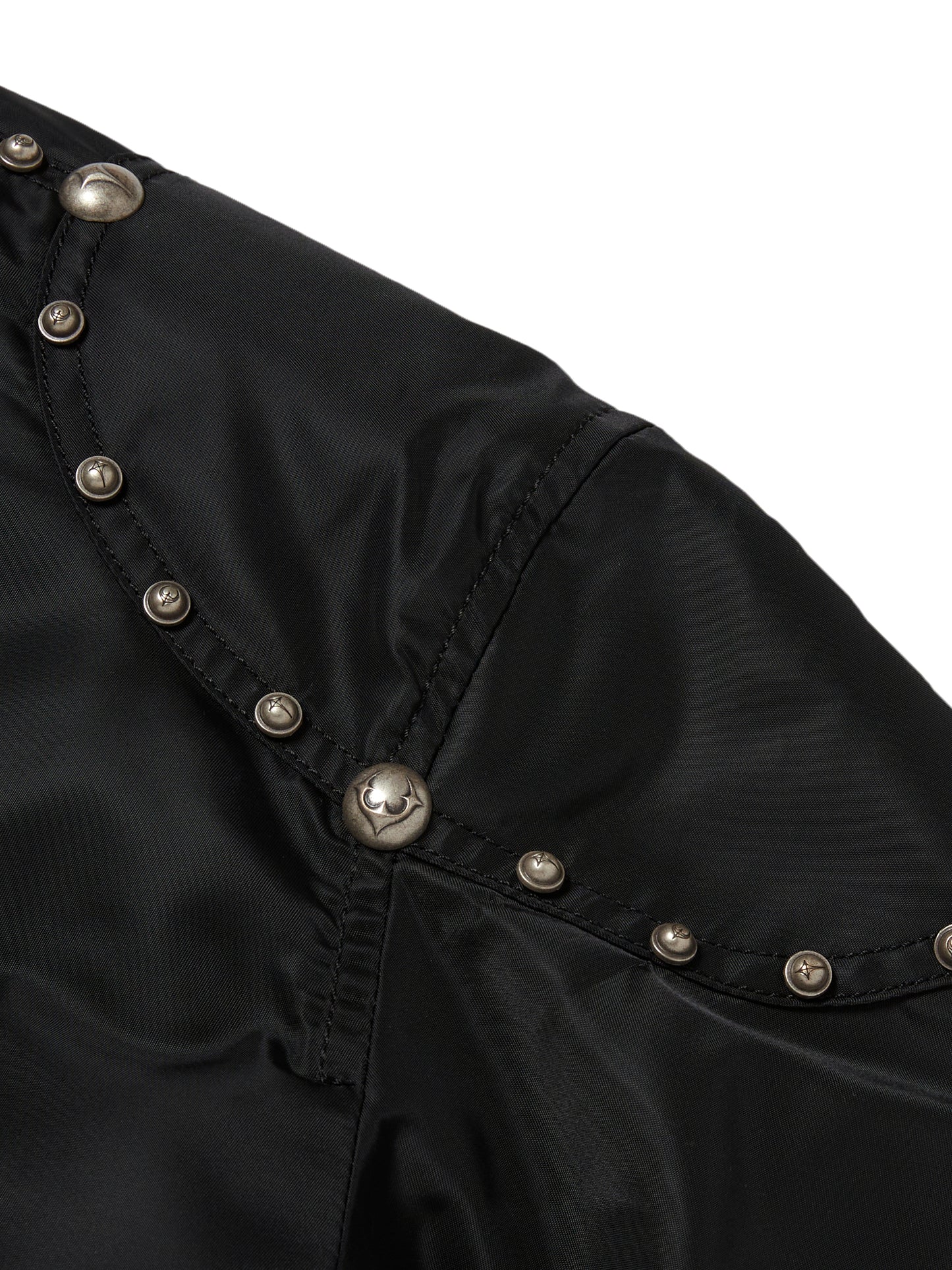 TC x Alpha Industries Bomber Jacket (Rivet Ver) in Black